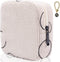 Teircno Sanitary Napkin Storage Bag, Corduroy Period Bag for Women, Cute Portable Period