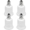 ATREFUU 4 Pack E12 to E26 Adapters, E12 Candelabra Base to E26 Medium