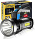 Wrrozz LED Flashlight High Lumens, USB Rechargeable Emergency Flashlight with 4 Modes for Outdoor Use