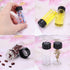 0.3 Oz Clear Glass Vials with Screwcap Empty Bottles for Liquid Sample Pack of 10