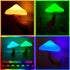 Honoson 4 7 Pieces Mushroom Night Light LED Night Light Plug in Lamp Color Magic Mini Pretty Mushroom Shaped Lamp