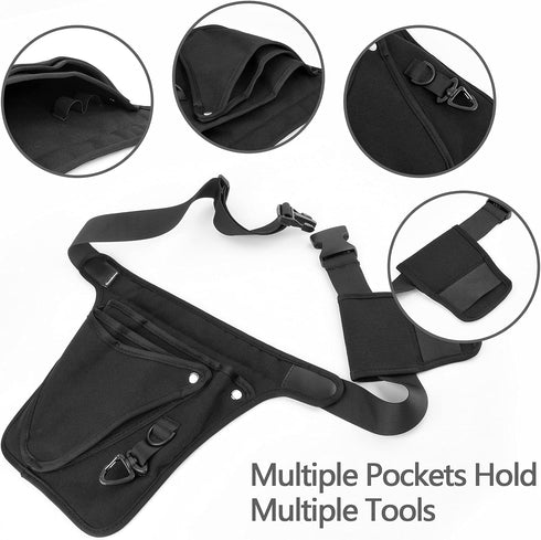 Heavy Duty Oxford Garden Tool Belt Holster for Women & Men, Adjustable Pouch for Electrician, Carpenter, Construction