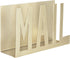 MyGift Modern Brass Metal Mail Holder, Countertop Organizer with Cutout MAIL Lettering Design for Documents