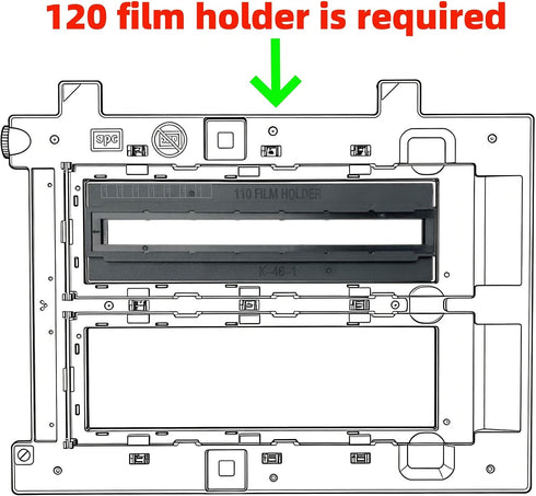 OKLILI 120/220 110 16mm V700 V750 (1pcs 110 & / Positive Photo Scanning Brownie Asp Film Negative Holder Compatible