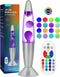 17 Colors Changing Liquid Motion Lamp with Remote: 13.5" Purple LED Night