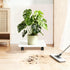 Wopgrty 2 4 Pcs Under Desk Printer Stand with Caster Wheels, White Movable Printer, White Rolling Plant Rack Tray