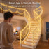 66FT 200 OMIKA Fairy Lights Plug in, LED Smart String Lights Plug in with Remote & APP Controlled, Warm White + RGB