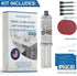 Quartz Countertop Chip Repair Kit(Light Gray), Marble and Granite Repair to Fix Nicks, Chips or Scratches on Granite, Marble Porcelain, Corian, Travertine, Quartz, Acrylic and Other Surfaces. by cocomfix