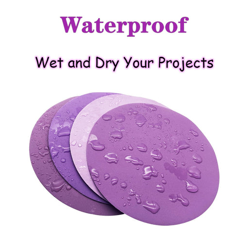 7000 Grit Wet Dry Sandpaper 40pcs 3 Inch Sanding Disc Hook and Loop Premium Aluminum Oxide for Metal, Wood