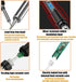 21PCS 3D Printing Accessories Smoothing Tool Kit, Modify Finishing Tool Soldering Welding Iron Kit, Heat Insert Brass