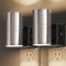 L LOHAS LED Night Light, Night Lights Plug into Wall, Smooth Silver