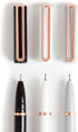 U Brands Classic Catalina Felt Tip Pens - Office Supplies, Medium Point 1.0mm, Soft Touch Barrel with Rose Gold