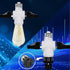 Light Socket Adapter, E26 to 3-Prong Outlet Adapter and Light Bulb Socket, 1 Pack, White