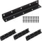 L Bracket, Heavy Duty Corner Brace, 4 Pack 8" Metal Shelf Bracket