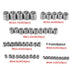 60 Pcs Wire Thread Inserts Kit, M3 M4 M5 M6 M8 M10 Stainless Steel Thread Repair Kit for Helical Repair