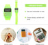 Mikikit Calculator Watch, 2 Pcs Digital Watch for Portable Calculations, Multifunction Wrist Watch for Men Women, Green