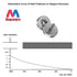 12 25 LB 0.79"*0.28" Countersunk 12 Counterparts Magnetpro Pieces Neodymium Magnets Force, Strong Magnets Size