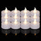 Battery Operated LED Tea Lights:150 Pack Flameless LED Bright Flickering Candles Long