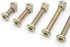 cSeao 50pcs M6 M6x15mm/25mm/35mm/45mm/55mm Crib Bolts Replacement Kit, Zinc Plated Socket Cap Screws Barrel Nuts