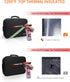 Noiposi Document Organizer, Waterproof and Fireproof Document Box, 5200? Heat Insulated, Portable Safe Storage for