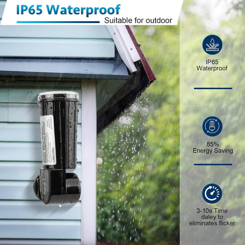1PK IP65 Dusk to Dawn/Day Night Sensor,Greencycle Water Resistant Photocell Sensor for Outdoor Lights Auto On/Off