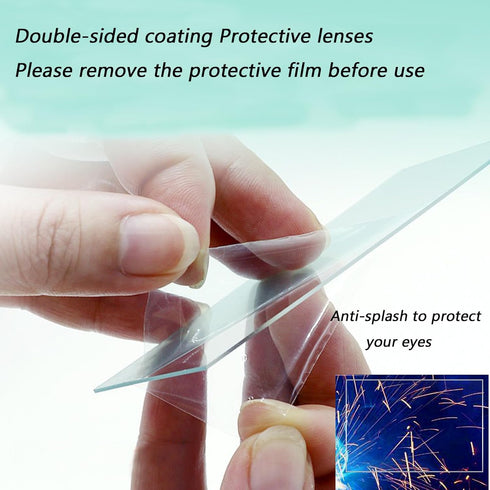 Wzttdm 20 Lens4.5" 5.25" 0.04" Pcs Welding Protective Lens Replacement x x Outside Replacement Helmet Clear Lens Covers