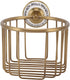 Toilet Paper Holder, Antique Hollow Out Brass Wall Mount Paper Towel Holder, High Load Capacity Toilet Wipes Holder |