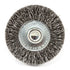 Forney 72726 Fine Crimped Wire Wheel Brush, 1/4-Inch Hex Shank, 1-1/2-Inch by .008-Inch