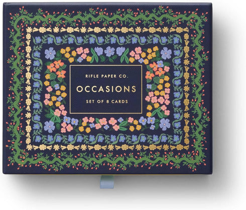 RIFLE PAPER CO. Wildwood Thank You Keepsake Card Boxed Set of 8,