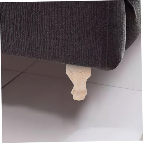 4pcs Homoyoyo Wooden Furniture Legs Solid Wood Table Legs Couch Dresser for Tv Stand Cabinets Desks