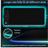 Large Wireless Mouse Pad Charging, 15W Fast Charging, Extended Size, 10 Lighting Modes for Office Mouse Pad - Galaxy