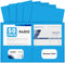 RAZCC Two Pocket Folders, 50 Pack, Fit Letter Size Paper, Pockets for School Office Business Home, Blue