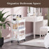 Rolling Utility Cart with Drawer, 3 Tier Storage Organizer with Lockable Wheels for Kitchen, Bathroom, Office