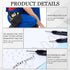 MotiMind 24 Pcs Deep Hole Marker Bulk Long Nib Marker Long Head Waterproof Multi-purpose Deep Reach for Carpenter