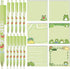 QPEY 300 PCS Frog Sticky Notes with 12 PCS Frog Pens, Frog Self-Stick Notes Pads, 0.5mm Black Gel Ink Pens for Office