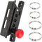 Quick Release Fire Extinguisher Holder Mount Bracket - High Density Nylon Roll Bar Mount Bottle Holder Adjustable with
