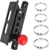 Quick Release Fire Extinguisher Holder Mount Bracket - High Density Nylon Roll Bar Mount Bottle Holder Adjustable with