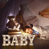 Light Up Letters for Baby Shower Decoration, Battery Powered Marquee LED Letter Lights for Party Table Centerpieces