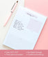 Lamare Daily To Do List Notepad – Undated Daily Planner and Things To Do Notepad for Productivity