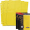 BCW 9-Pocket Pages Holder - 20 Yellow Double-Sided Trading Card Binder Sheets | Secure Side Loading Storage Solution