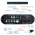 Hosyond D800 2.1 50W2 100W Bluetooth Receiver Amplifier Channel + Subwoofer, Hi-Res Audio Class D Amp with USB/AUX/USB