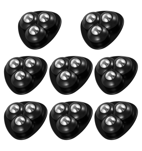 ValueBargain 8 Pack 360 Countertop, Appliance Rollers, Self Adhesive Appliance Wheels, Swivel Mini Rollers for Kitchen