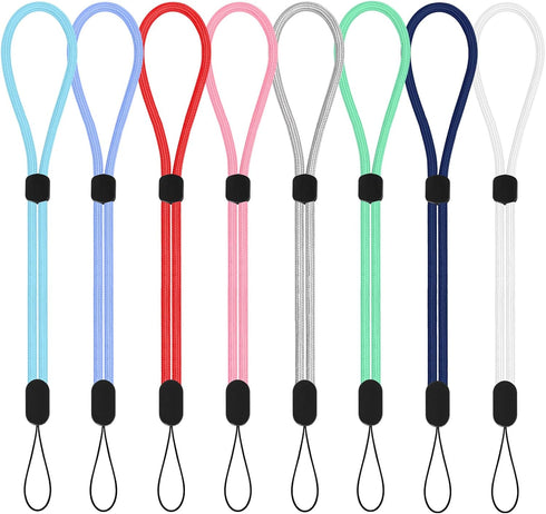 Hovmwey Wrist Strap Lanyard, 8 Pack Adjustable Wristlet Phone Lanyards for Keys,