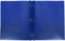 Plastic Folder with Prongs, 2 Pocket, Blue