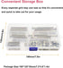 cSeao Simmons 25-Set M6x35mm/ 45mm/ 55mm/ 65mm/ 75mm Crib Parts Hardware Replacement Kit, Hex Socket Cap Bolts Barrel