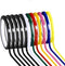 Whiteboard Gridding Graphic Tape, 12 Pack 8 Colors, 3mm 1/8 inch x 216 feet Per Roll, Self Adhesive Art Tape (PET)
