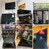 TIHONORI 8mm Projects,1010cm Rigid Polypropylene Plastic Sheet Black PP Sheet for Heavy Duty Storage Units, Benches