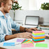 Tecmisse 3 5 600 10 Index Cards x Colored, PCS Colorful Flash Index Card, Note cards, Study Cards, Flash Cards