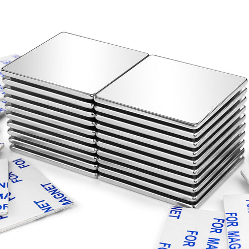 DIYMAG Strong Permanent Rare Earth Magnets, Neodymium Square Magnets for DIY, Craft, Office, Pack of 20