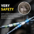 haisstronica 150PCS Waterproof Solder Seal Wire Connectors, Heat Shrink Butt Connectors for Electrical Use, 12-10 Yellow